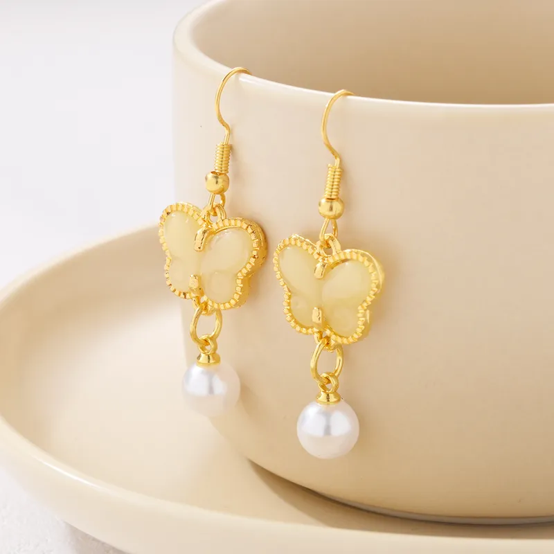 Asymmetrical Letter Drop Earrings