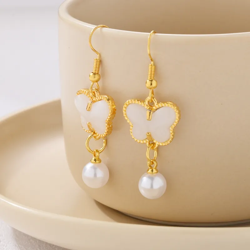 Asymmetrical Letter Drop Earrings