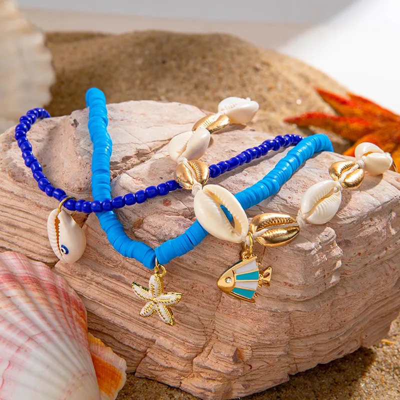 Bohemian Ocean-Inspired Multi-Layer Necklace