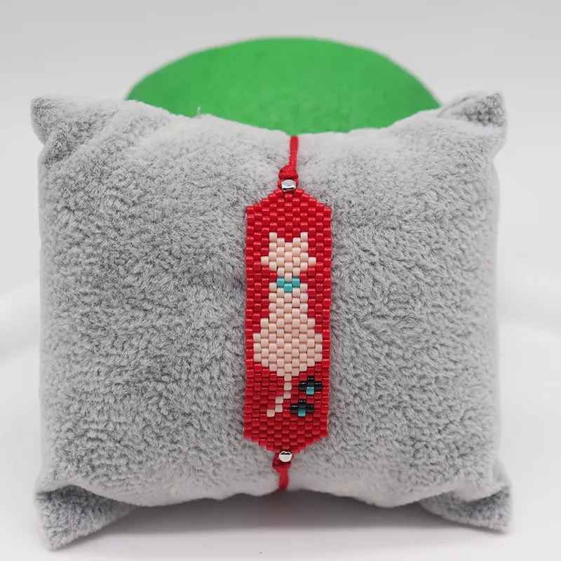Beaded Cat Bracelet
