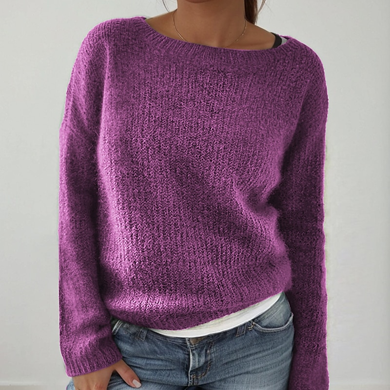 Boat Neck Knit Cardigan Green, Blue & Black Casual Knitwear