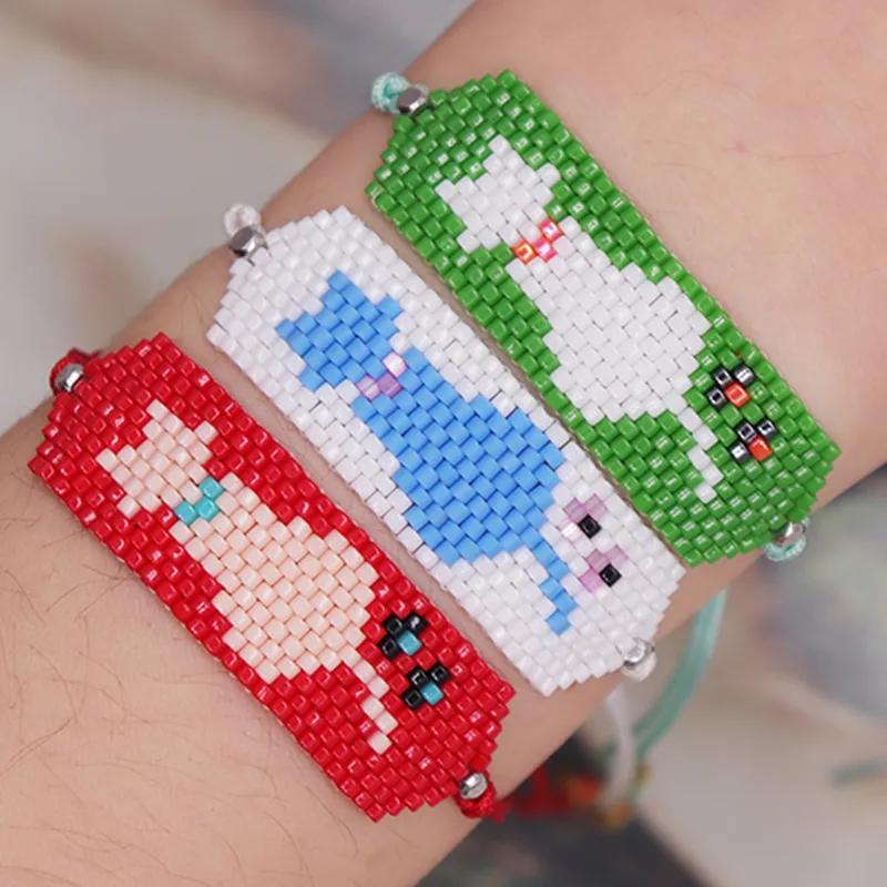 Beaded Cat Bracelet