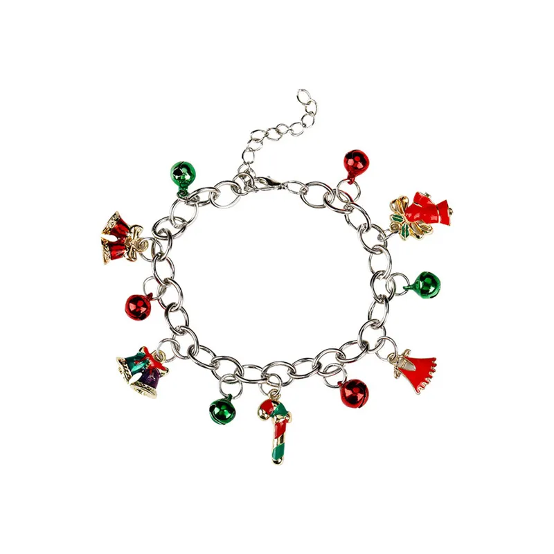 Santa Bell Enamel Bracelets