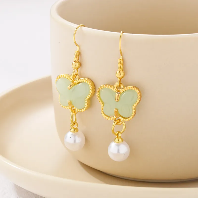 Asymmetrical Letter Drop Earrings