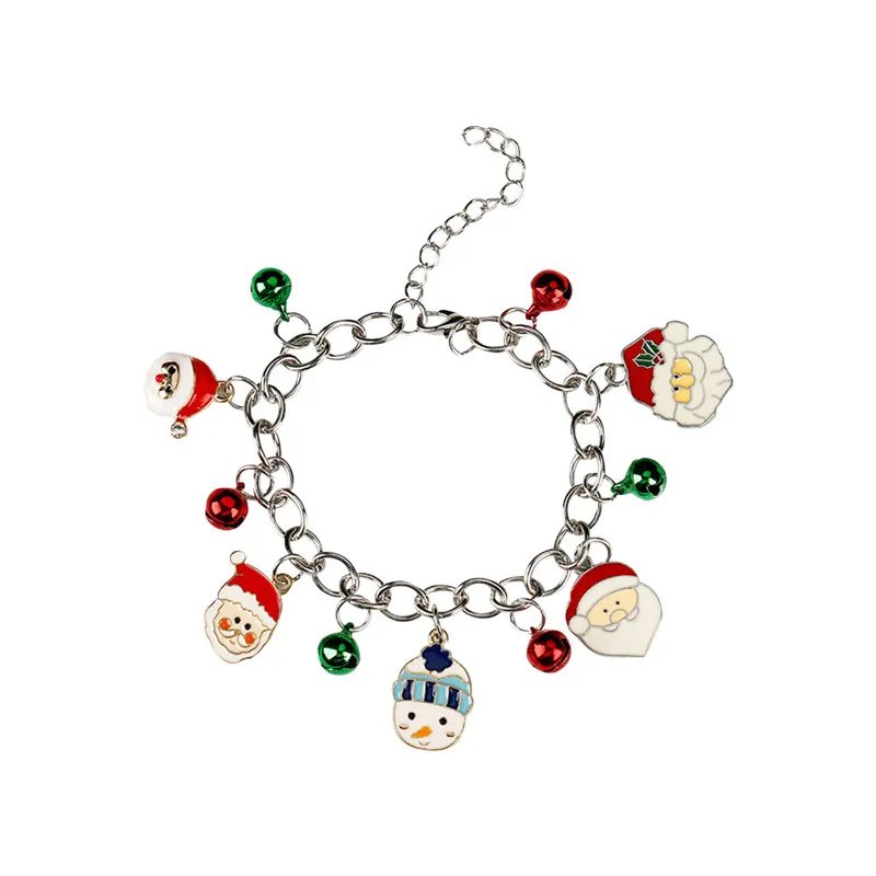 Santa Bell Enamel Bracelets