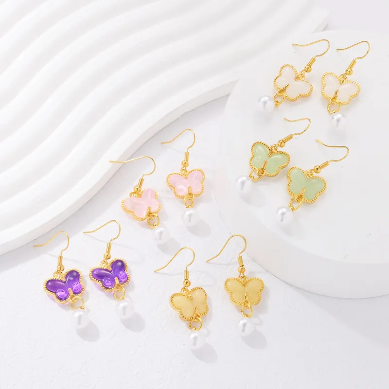 Asymmetrical Letter Drop Earrings