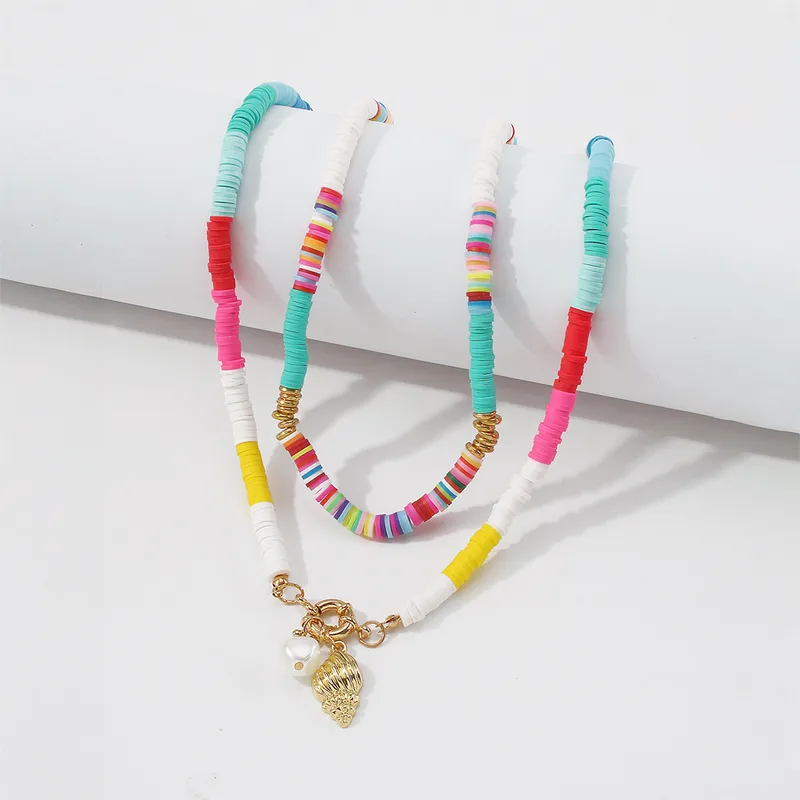 Bohemian Colorful Double-Layer Necklace