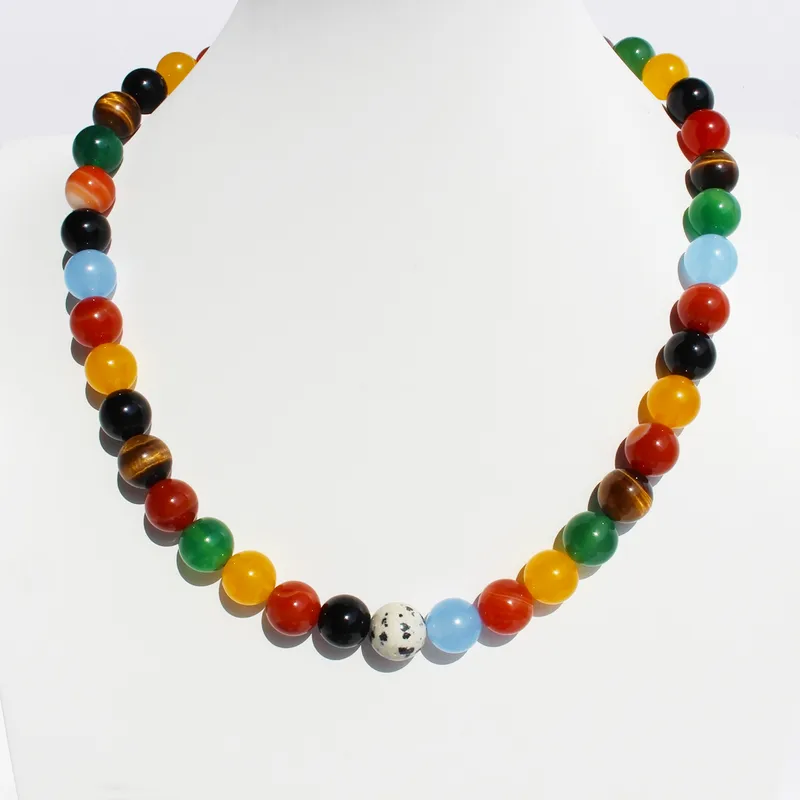 Vibrant Multicolor Beaded Necklace