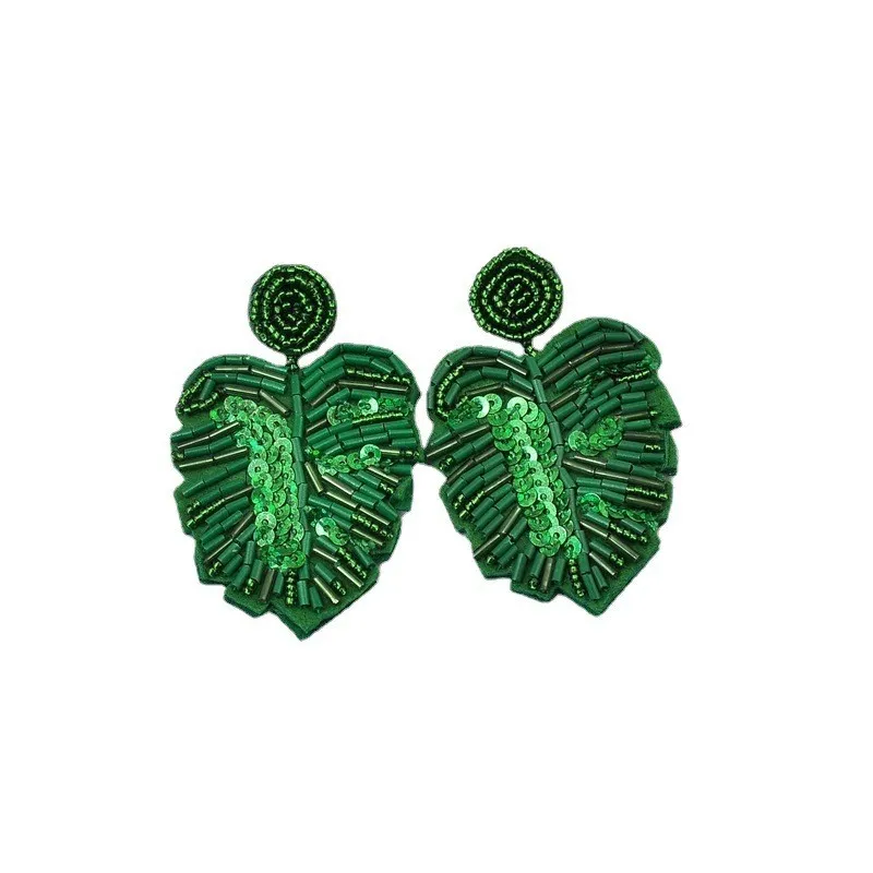 Bohemian Beaded Drop Earrings